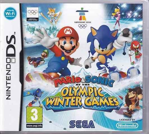 Mario and Sonic at the Olympic Winter Games - Nintendo DS (A Grade) (Genbrug)